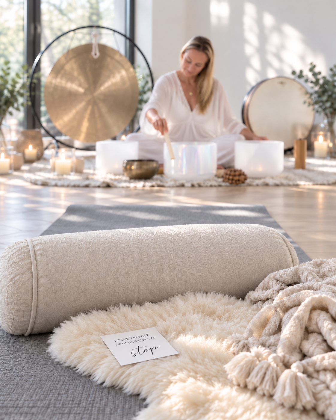 Permission to Stop – A Hypno Sound Bath at Danesfield House