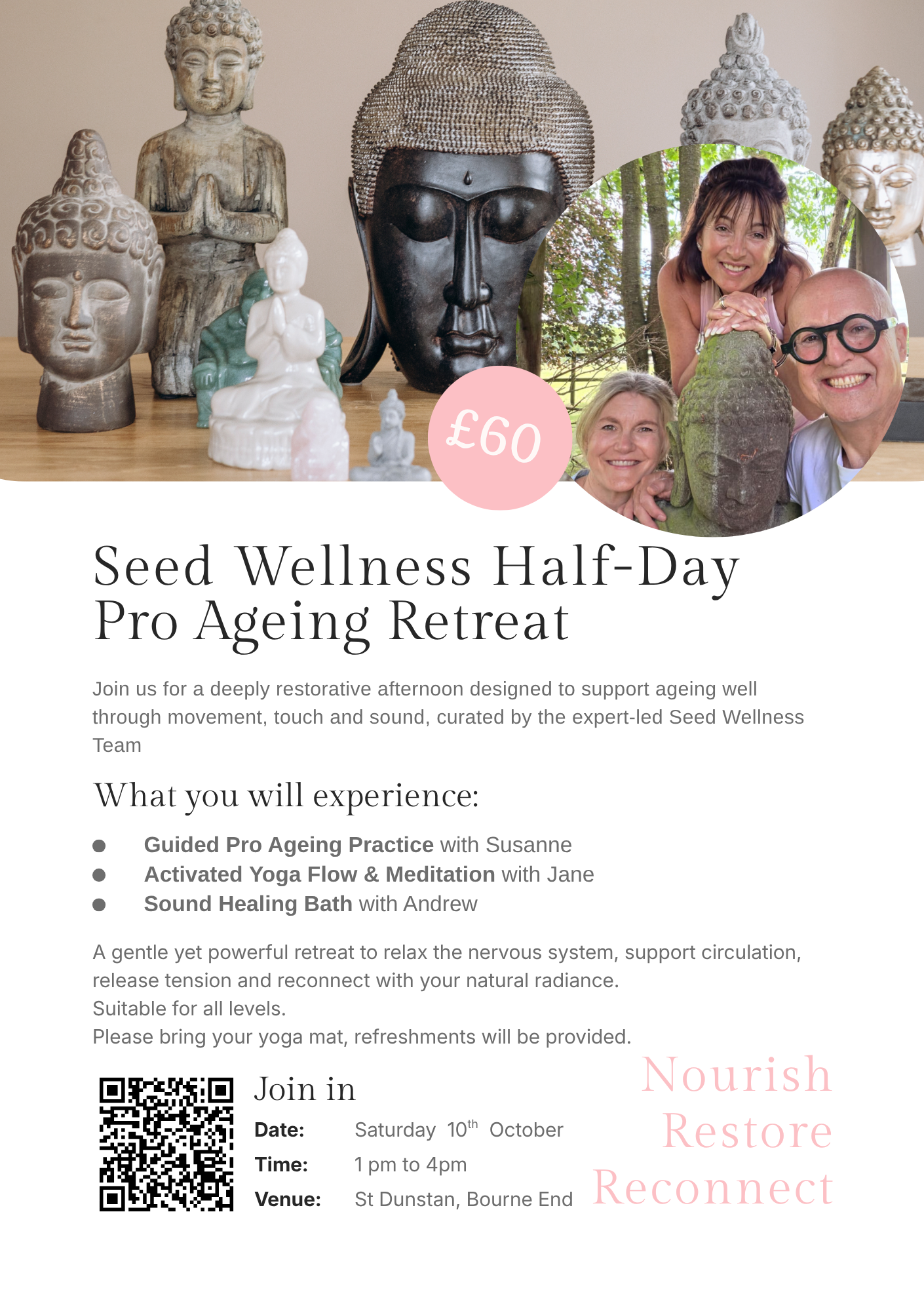 Seed Wellness Pro Ageing Half-Day Retreat